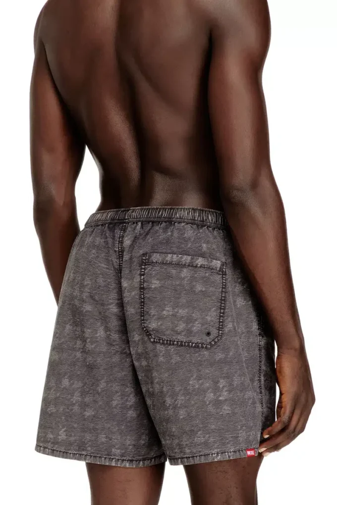 conor-43-dnm Swim shorts with faded houndstooth pattern
