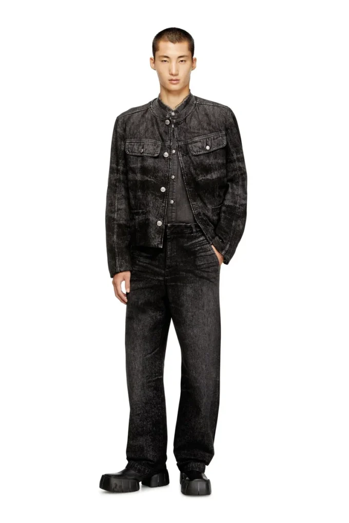 d-aberdeen-fsh2 Jacket in lasered cotton-hemp denim d-aberdeen-fsh2 Jacket in lasered cotton-hemp denim