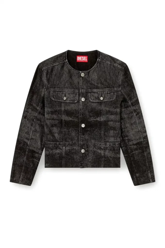 d-aberdeen-fsh2 Jacket in lasered cotton-hemp denim d-aberdeen-fsh2 Jacket in lasered cotton-hemp denim