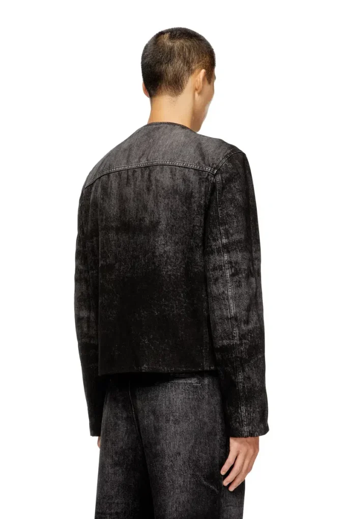 d-aberdeen-fsh2 Jacket in lasered cotton-hemp denim d-aberdeen-fsh2 Jacket in lasered cotton-hemp denim