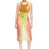 d-afnic Layered midi dress with lyrics print d-afnic Layered midi dress with lyrics print
