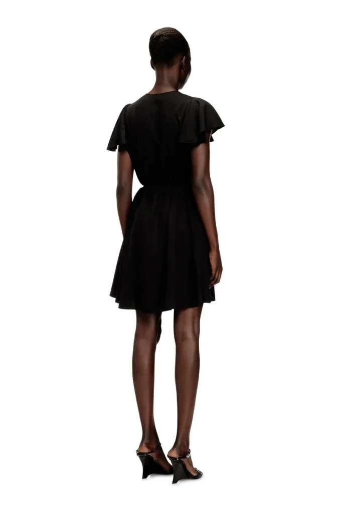d-aikiri Cupro dress with V-neck and front buttons d-aikiri Cupro dress with V-neck and front buttons