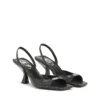 d-amber 75 sandal D-Amber-Slingback sandals in lizard-effect leather