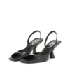 d-amber 75 sandal D-Amber-Slingback sandals in lizard-effect leather