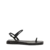 d-amber infra 0 D-AMBER – Sandal in leather with metallic logo d-amber infra 0 D-AMBER – Sandal in leather with metallic logo
