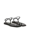 d-amber infra 0 D-AMBER – Sandal in leather with metallic logo d-amber infra 0 D-AMBER – Sandal in leather with metallic logo