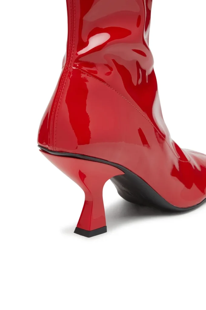 d-amber md bt D-Amber-Ankle boots in patent stretch PU