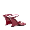d-amber sandal wedge D-Amber-Wedge sandals in lizard-effect leather