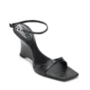 d-amber sandal wedge D-Amber-Wedge sandals in lizard-effect leather