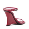 d-amber sandal wedge D-Amber-Wedge sandals in lizard-effect leather