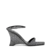 d-amber sandal wedge D-Amber-Wedge sandals in Lurex fabric d-amber sandal wedge D-Amber-Wedge sandals in Lurex fabric
