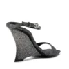 d-amber sandal wedge D-Amber-Wedge sandals in Lurex fabric d-amber sandal wedge D-Amber-Wedge sandals in Lurex fabric