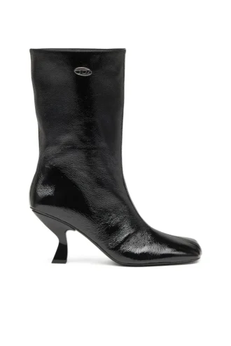 d-amber tube 75 D-Amber-Square-toe ankle boots with naplak effect