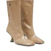 d-amber tube 75 D-Amber-Square-toe ankle boots with naplak effect