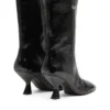 d-amber tube 75 D-Amber-Square-toe ankle boots with naplak effect