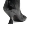 d-amber tube 75 D-Amber-Square-toe ankle boots with naplak effect