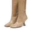 d-amber tube 75 D-Amber-Square-toe ankle boots with naplak effect