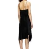 d-ancer Satin dress with raw-cut flounces d-ancer Satin dress with raw-cut flounces