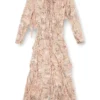d-azzling-r1 Ruffled maxi dress in camo chiffon d-azzling-r1 Ruffled maxi dress in camo chiffon