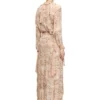 d-azzling-r1 Ruffled maxi dress in camo chiffon d-azzling-r1 Ruffled maxi dress in camo chiffon
