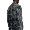 d-bla-dev-fse Blazer in pinstriped devoré denim d-bla-dev-fse Blazer in pinstriped devoré denim