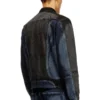 d-blenk-s Biker-style jacket in bicolour denim d-blenk-s Biker-style jacket in bicolour denim