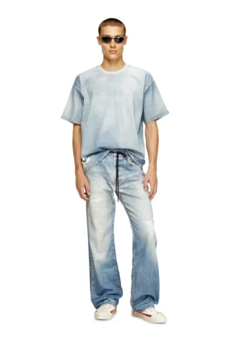 d-box jogg T-shirt in printed bleach-effect JoggJeans