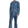 d-calur-fse Denim jacket with biker zip details d-calur-fse Denim jacket with biker zip details