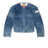 d-calur-fse Denim jacket with biker zip details d-calur-fse Denim jacket with biker zip details