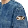 d-calur-fse Denim jacket with biker zip details d-calur-fse Denim jacket with biker zip details