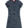 d-cupsleeves Mini dress in denim-look jersey d-cupsleeves Mini dress in denim-look jersey