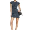 d-cupsleeves Mini dress in denim-look jersey d-cupsleeves Mini dress in denim-look jersey