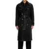d-delirious-d Trench coat in clean-wash denim