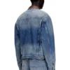 d-denver-s1 Denim trucker jacket with contrast leather trims d-denver-s1 Denim trucker jacket with contrast leather trims