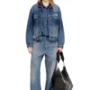 d-denver-s1 Denim trucker jacket with contrast leather trims d-denver-s1 Denim trucker jacket with contrast leather trims