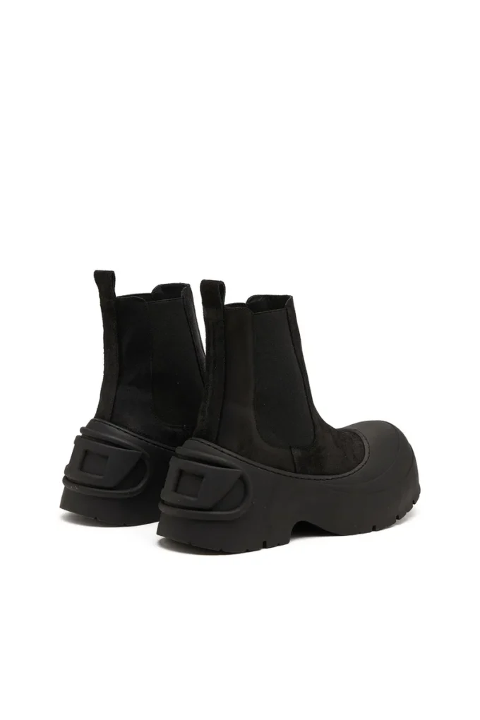d-donald beatle D-Donald-Chelsea boots in waxed suede and rubber d-donald beatle D-Donald-Chelsea boots in waxed suede and rubber