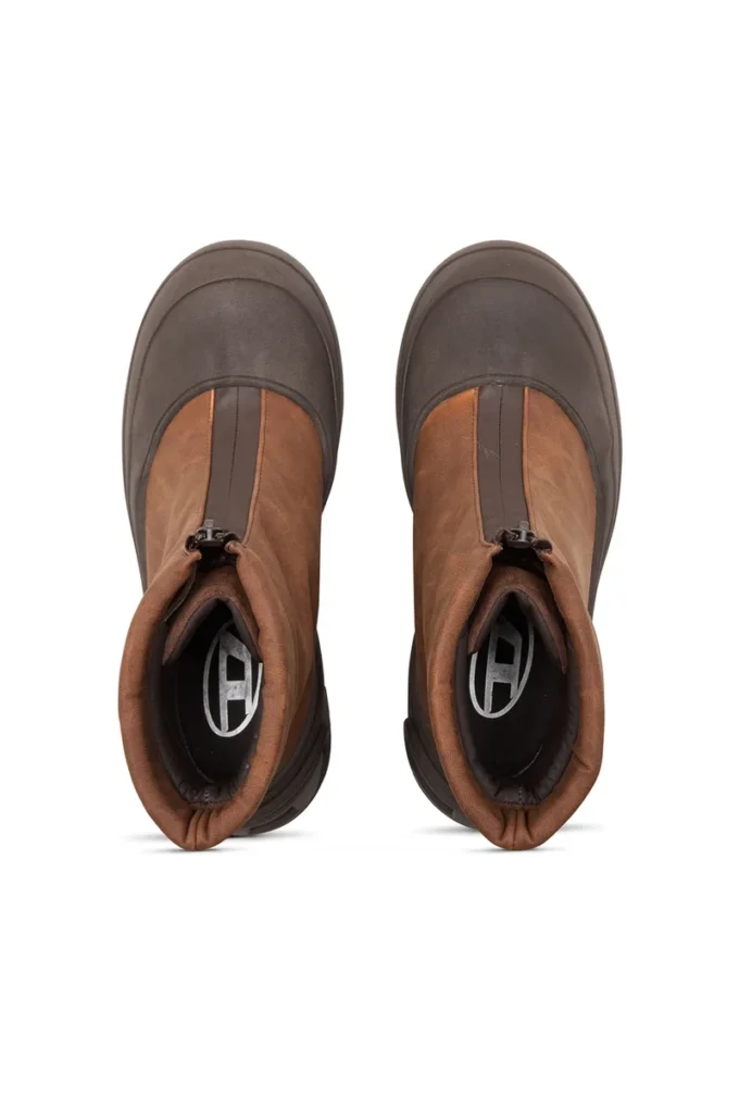 d-donald ch D-Donald-Rubber-trimmed ankle boots d-donald ch D-Donald-Rubber-trimmed ankle boots