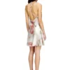 d-ebra-short Metallic short dress with blurred rose print d-ebra-short Metallic short dress with blurred rose print