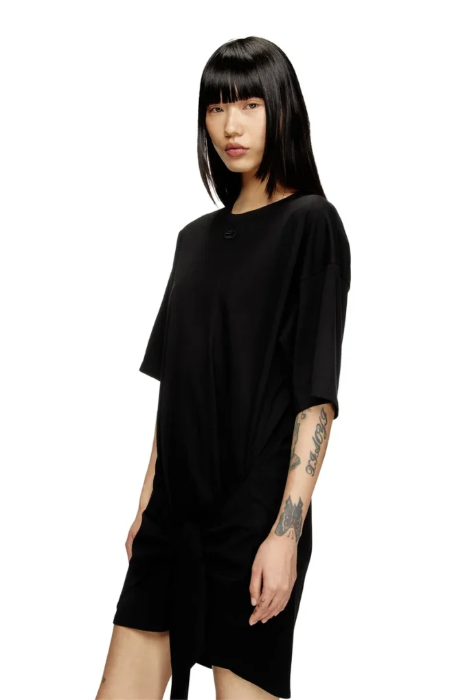 d-eivor T-shirt dress with tie front d-eivor T-shirt dress with tie front