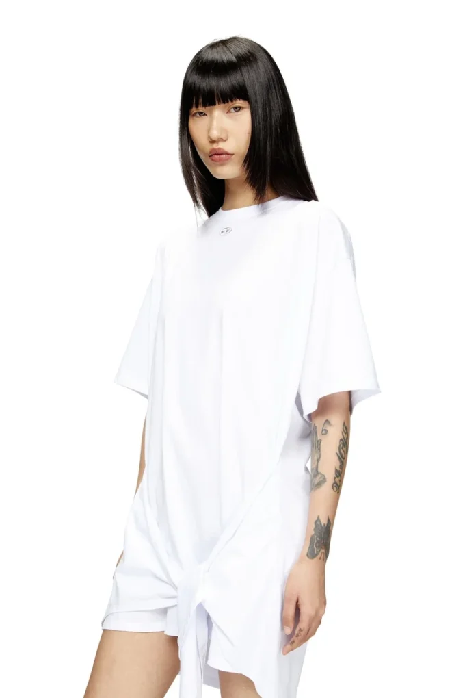 d-eivor T-shirt dress with tie front d-eivor T-shirt dress with tie front