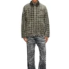 d-elmo-fsh Jacket in houndstooth-weave denim d-elmo-fsh Jacket in houndstooth-weave denim
