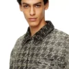 d-elmo-fsh Jacket in houndstooth-weave denim d-elmo-fsh Jacket in houndstooth-weave denim