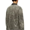 d-elmo-fsh Jacket in houndstooth-weave denim d-elmo-fsh Jacket in houndstooth-weave denim