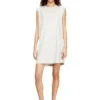 d-emb Short cotton dress with embossed chain d-emb Short cotton dress with embossed chain