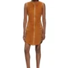 d-enea Cotton mini dress with front zipper d-enea Cotton mini dress with front zipper