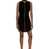 d-enea Cotton mini dress with front zipper d-enea Cotton mini dress with front zipper