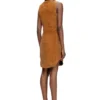 d-enea Cotton mini dress with front zipper d-enea Cotton mini dress with front zipper