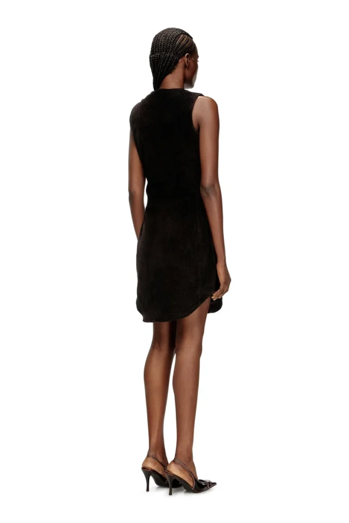 d-enea Cotton mini dress with front zipper d-enea Cotton mini dress with front zipper