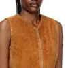d-enea Cotton mini dress with front zipper d-enea Cotton mini dress with front zipper