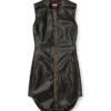 d-eneas Dress in treated technical fabric d-eneas Dress in treated technical fabric